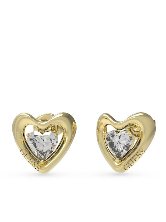 Guess Beloved Earrings made of Steel Gold Plated with Stones
