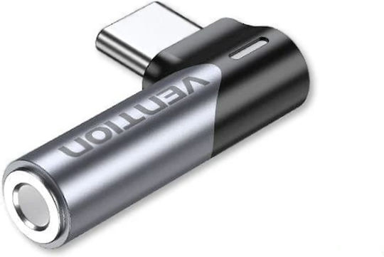Vention Converter USB-C male to 3.5mm female Gray 1pcs BGWH0