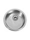 Karag River Drop-In Spüle Inox B43xT43cm Silber