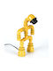 Opviq Decorative Lamp with Socket for Bulb E27 Yellow