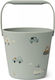 Liewood Moira Beach Bucket made of Silicone Blue 17cm