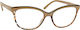 Oramont Reading Glasses +1.25 in Brown color 9073