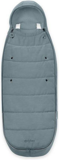 Cybex Gold Калъф за количка Waterproof Stormy Blue с плюшено покритие