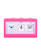 Data Flip Alarm Table Clock Ka5941bp 19x6.4x11.5cm Bright Pink Karlsson Plastic