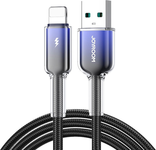 Joyroom Series USB-A to Lightning Cable 60W Μαύρο 1.2m