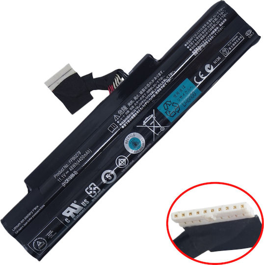 Батерия за лаптоп Fujitsu Lifebook 552 Ah552 Ah552/sl Fpb0278 Fpb0285 11.1V 48Wh 4400mAh с лентов кабел 10 пина Код 1-BAT0800
