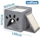 Nobleza Nest Katze Gray 48x29x35cm