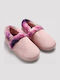 Geschlossene Damen Hausschuhe Rosa