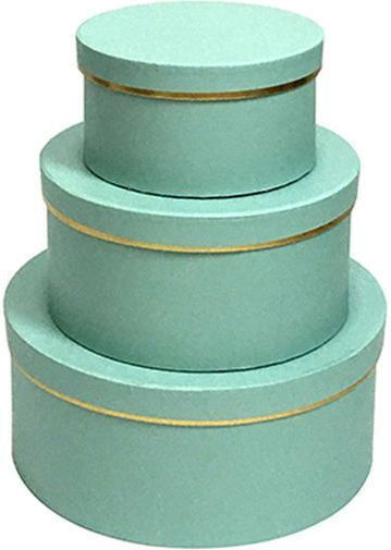 JK Home Decoration Hârtie Cutie pentru Cadou Verde 3buc