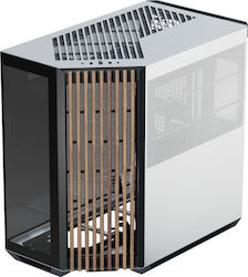 APNX V1 Midi Tower Computer Case Wood Black/White