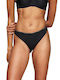 Tommy Hilfiger Tonal Logo Thong Μαύρο