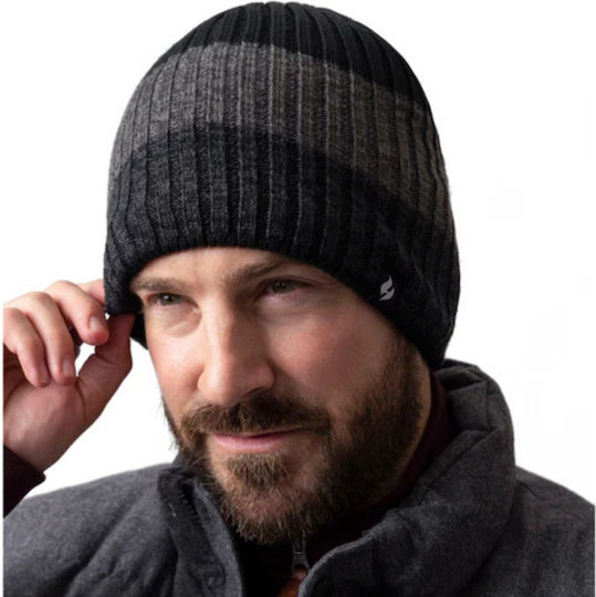 Beanie Unisex Beanie Gestrickt in Schwarz Farbe