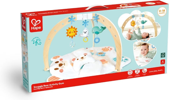 Hape Gimnastică De Lemn Cu Muzică Pentru Nou-Născuți