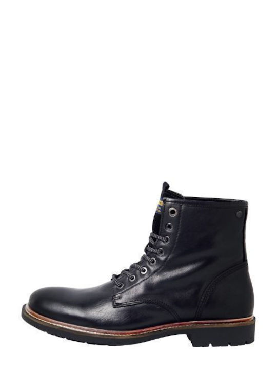 Jack & Jones Leder Schwarz Stiefel