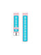 Beline Strap Watch 20mm Double Color Silicone Pink Blue Box