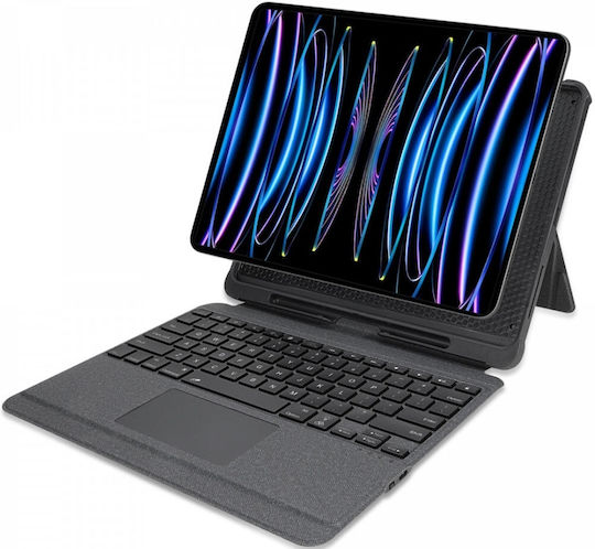 Buddi Thorn Flip Cover With Keyboard In International English Black (iPad Air 13" 2024/2025/2026)