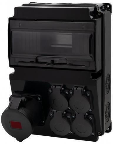 Μαύρος Πίνακας Lago 10m Scenic 16a/5p Ευθείες Πρίζες 4x230v F3.2667