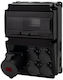 Черен панел Lago 10m Scenic 32a/5p прави контакти 4x230v F3.2668