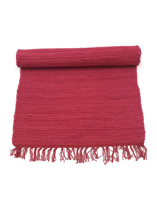 Natural Home Badematte Baumwolle Rechteckig κουρ-1 Red 50x80cm