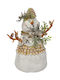 Sinialo Christmas Figure SNowman White Height 18cm