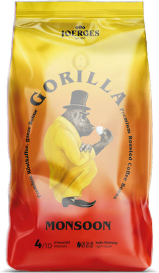 Καφές Espresso Joerges Gorilla India Monsoon 1000g Κόκκους