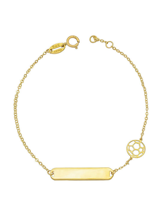 Savvas Design Kids Bracelet ID from Gold