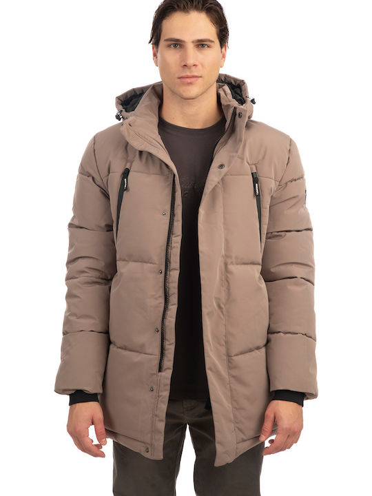 Χειμωνιάτικο Μπουφάν Puffer Beige