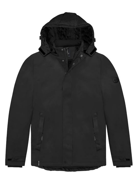 Rebase Winter Jacke Black