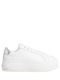 Bold Vulc Flatform Leather S Flatforms Sneakers White