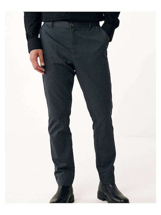 Mexx Trousers Chino in Regular Fit Dark Blue