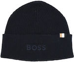 Boss Beanie Beanie Knitted in Blue color
