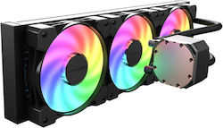 LC-Power Jet Flow Wasserkühlsysteme AIO CPU mit 3 Lüfterabmessungen 120mm und ARGB Beleuchtung LC-Power Jet Flow Wasserkühlsysteme AIO CPU mit 3 Lüfterabmessungen 120mm und ARGB Beleuchtung