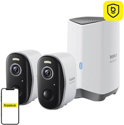 Baseus Sistem de Supraveghere N1 Plus 2 Camere Camerelor Wireless Camerelor IP 4MP Baseus Sistem de Supraveghere N1 Plus 2 Camere Camerelor Wireless Camerelor IP 4MP