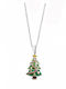 Polytimo Silver Chain Kids Necklaces Christmas Tree TXP-SK-310