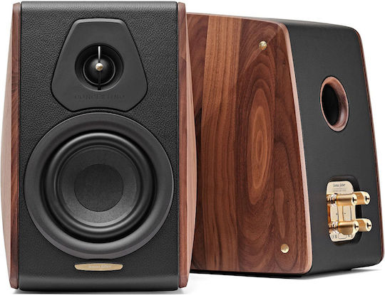 Sonus Faber Concertino G4 Maestro Edition Ζεύγος Ηχείων Hi-Fi Βιβλιοθήκης 150W 2 Δρόμων Π21.4xΒ29.7xΥ31.4εκ. Walnut