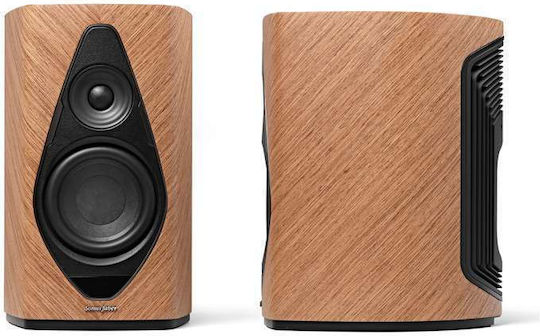 Sonus Faber Duetto Αυτοενισχυόμενα Ηχεία (Ζεύγος) Καφέ