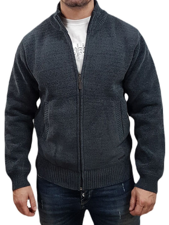 Lexton Herren Strickjacke Grey