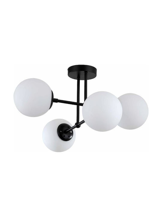 Light Prestige Pendant Light Black with Socket E14, E.14 56x56x30cm