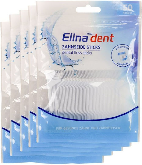 Elina Dent Dental Floss with Handle 25pcs