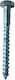 Coach Screw Galvanized with Diameter M8 and Length 70mm 50pcs