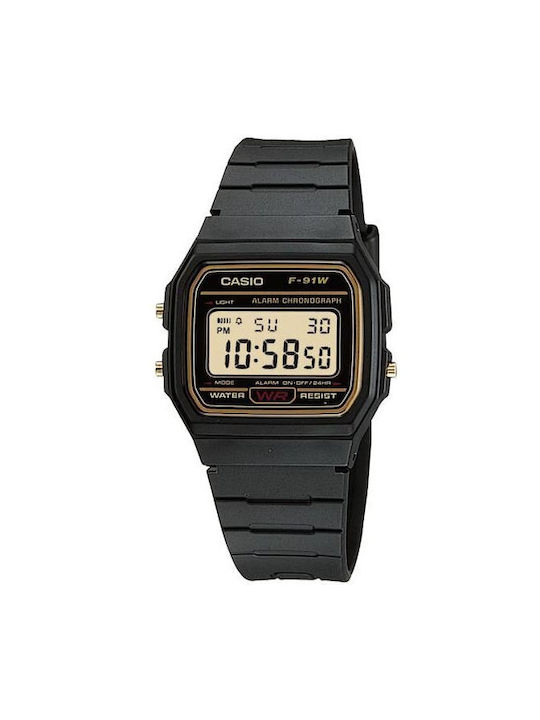 Casio Ψηφιακό Ανδρικό Ρολόι Μπαταρίας σε Μαύρο ...
