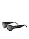 Polar Unisex Sunglasses with Black Horn-Rimmed Frame and Black Polarized Lens Gold-Armin-77