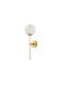 ARlight Leuchte Wand mit Fassung E27 Gold