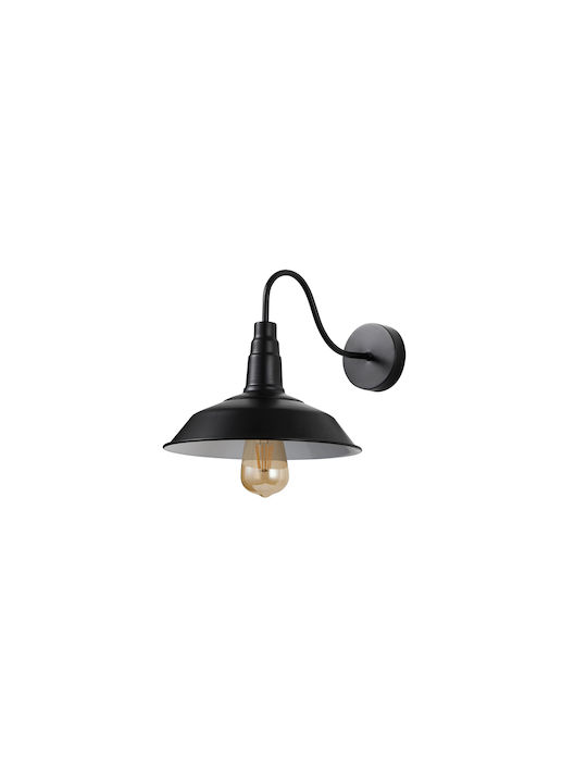 ARlight Modern Lamp Wall with Socket E27 Black