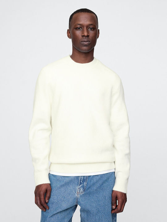 GAP Langarm-Pullover Off White