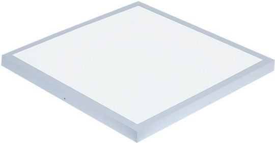 Metanor Τετράγωνο LED Panel 40W με Φυσικό Λευκό Φως 4000K 59.5x59.5εκ.