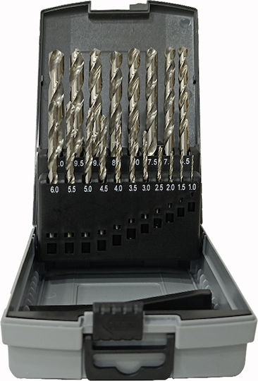 SKS Tools Σετ 19 Τρυπάνια HSS για Μέταλλο