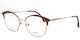 Woodys Barcelona Pristina Women's Metal Prescription Eyeglass Frame Cat Eye Gold WO25PRIS12