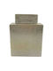 Ceramic Vase Open Gold Striped & Stamped Lid-17x6.5x24.7cm 1/8kib