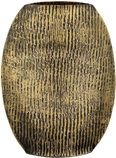 Capolavoro Metallisches Gold Vasen F22,5xH30cm